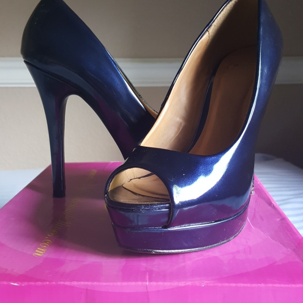 Navy Blue Heels